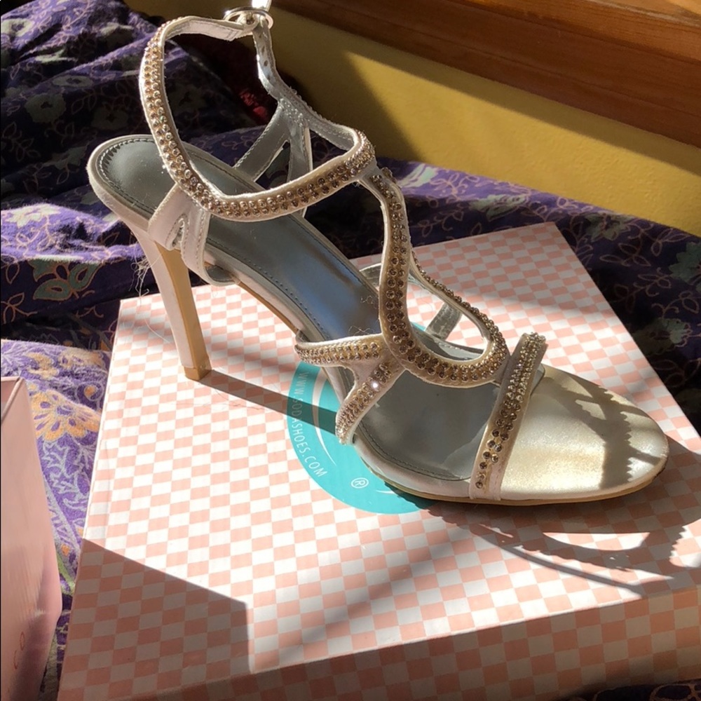Silver heels
